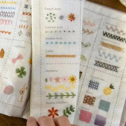 Kinder Naaiset & Borduurboek - Handwerkset Met Garen - 6+ Jaar - KidsKorner