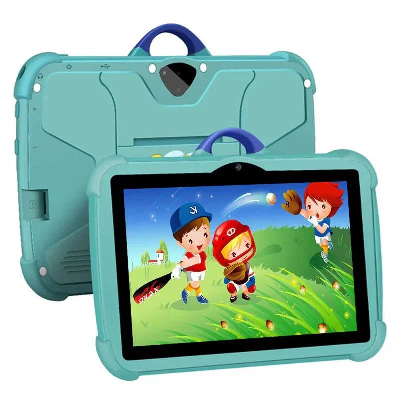 Kindertablet 7 Inch Android 64GB | Beschermhoes Met Handgreep 3–12 Jaar - KidsKorner