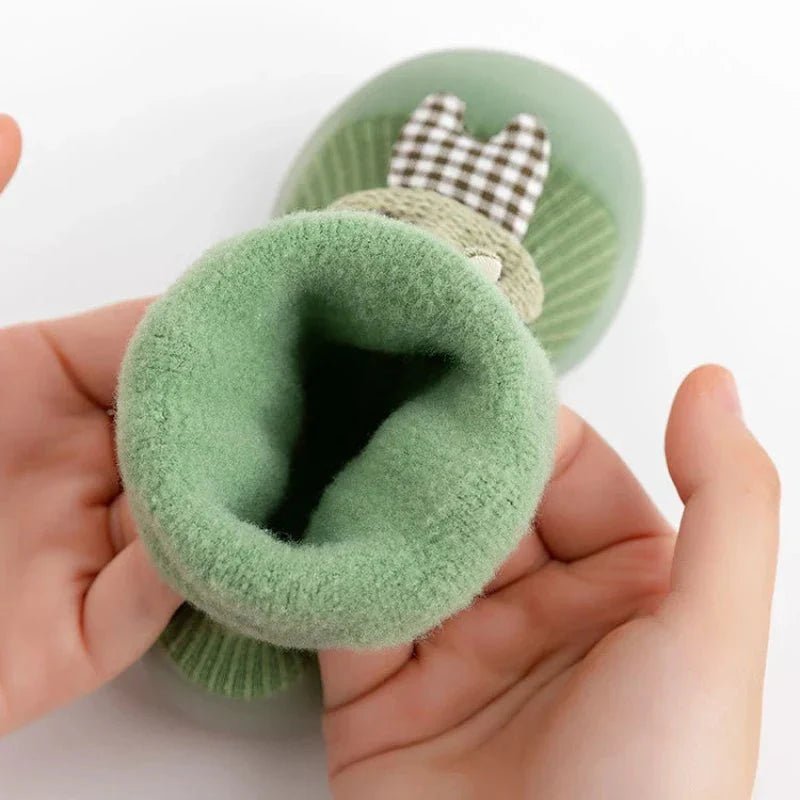 KleineStap Antislip Babyschoentjes - Warm Baby Slofjes - KidsKorner