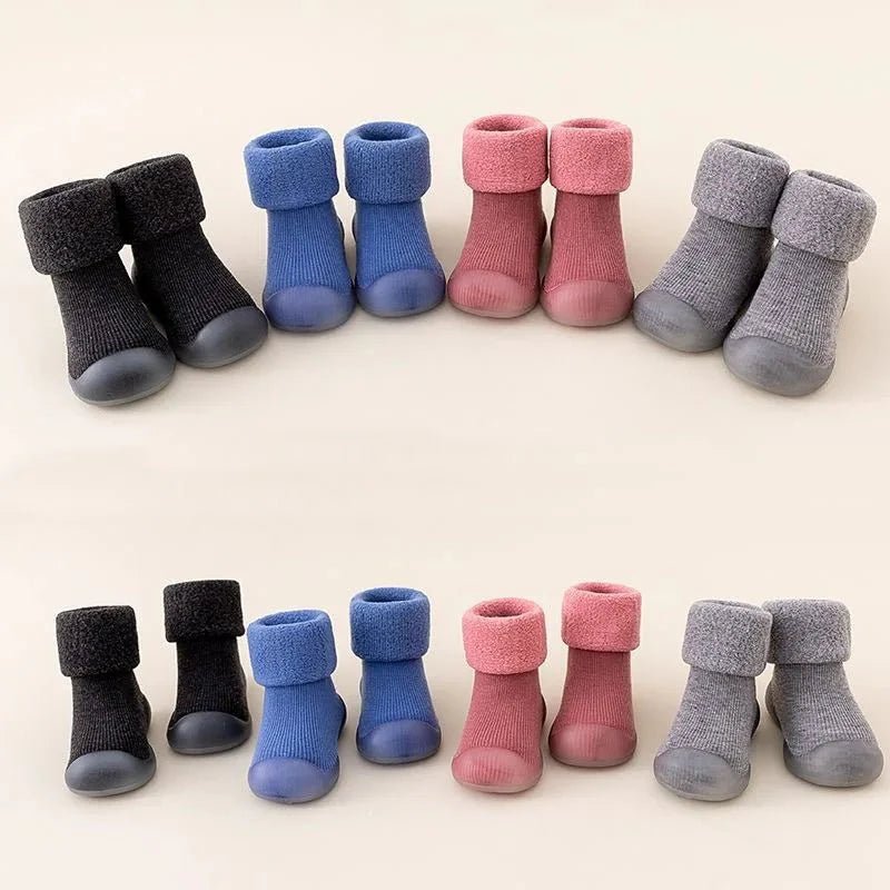 KleineStap Antislip Babyschoentjes - Warm Baby Slofjes - KidsKorner