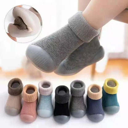 KleineStap Antislip Babyschoentjes - Warm Baby Slofjes - KidsKorner
