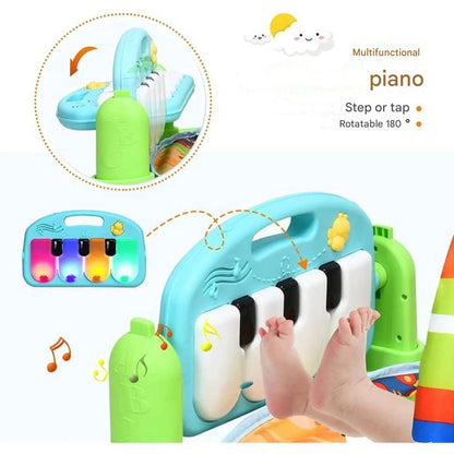 Kleintoon Muzikale Babyspeelmat - Babygym Speelkleed - KidsKorner