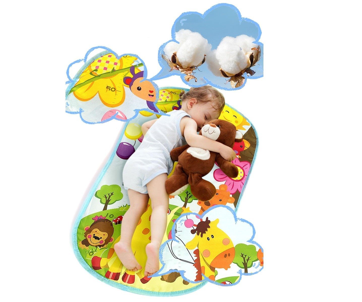 Kleintoon Muzikale Babyspeelmat - Babygym Speelkleed - KidsKorner