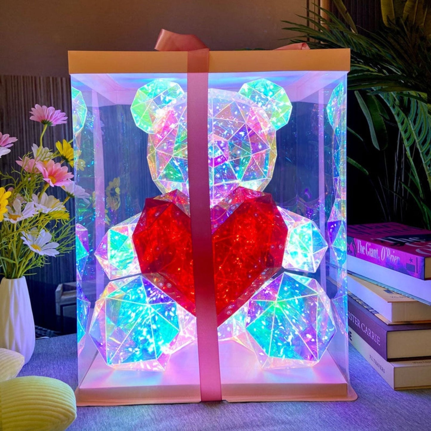 LED Nachtlamp | Kristal Look Met Zachte Gloed Voor Kinderkamer 3+ Jaar - KidsKorner