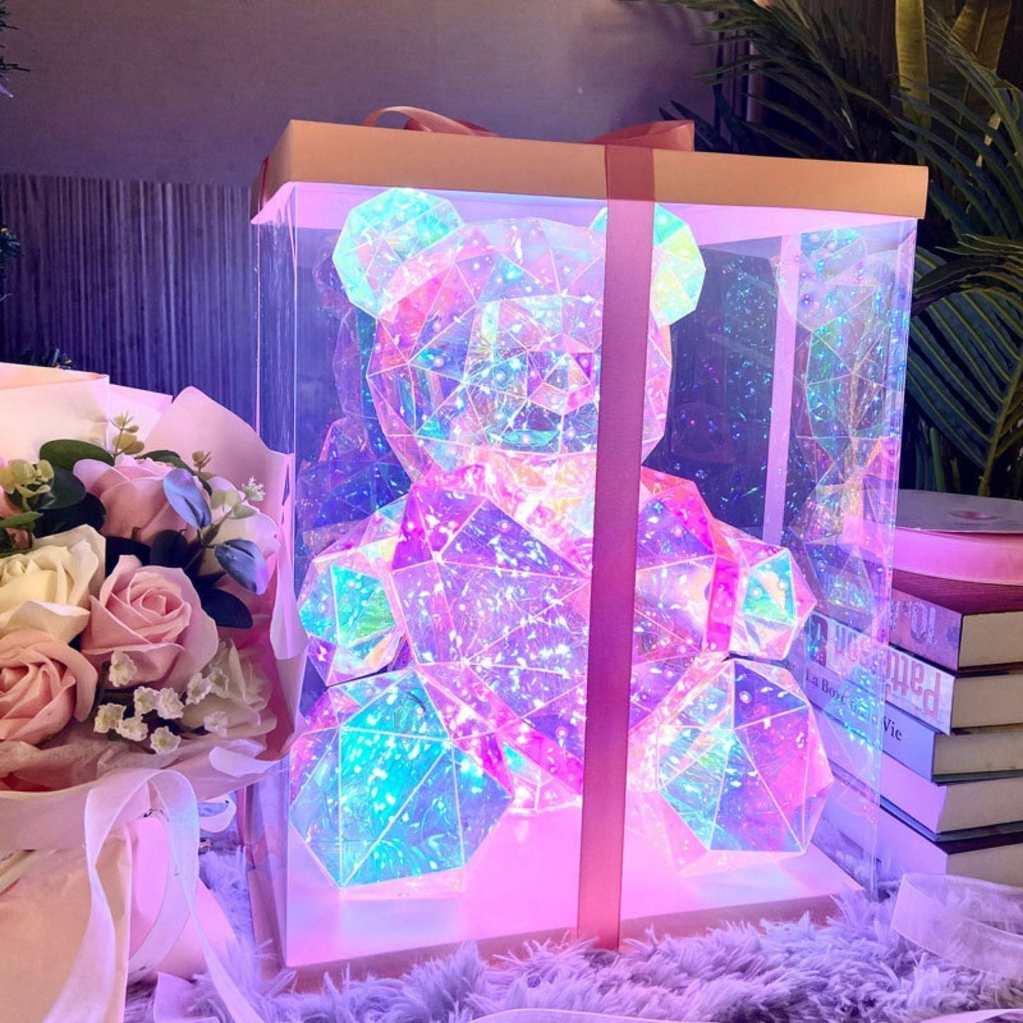 LED Nachtlamp | Kristal Look Met Zachte Gloed Voor Kinderkamer 3+ Jaar - KidsKorner