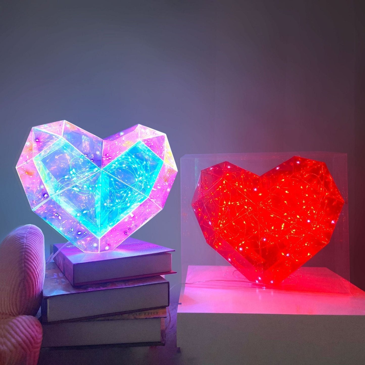 LED Nachtlamp | Kristal Look Met Zachte Gloed Voor Kinderkamer 3+ Jaar - KidsKorner