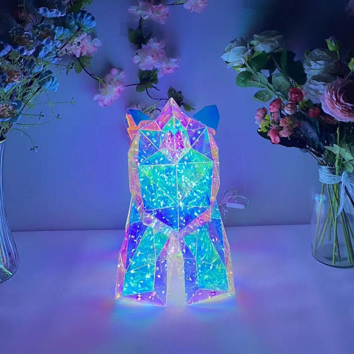 LED Nachtlamp | Kristal Look Met Zachte Gloed Voor Kinderkamer 3+ Jaar - KidsKorner