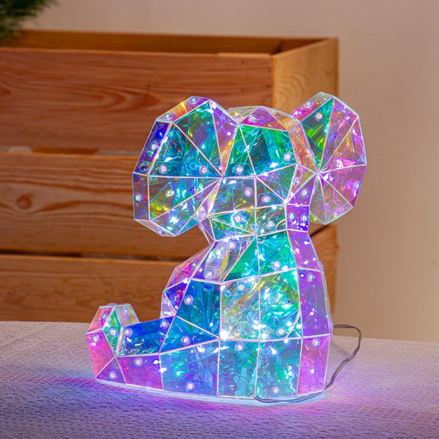 LED Nachtlamp | Kristal Look Met Zachte Gloed Voor Kinderkamer 3+ Jaar - KidsKorner