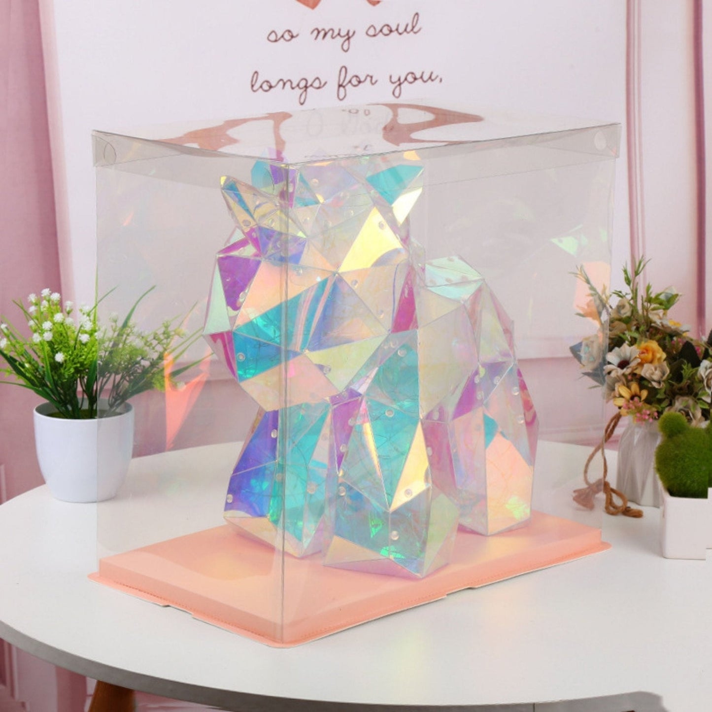 LED Nachtlamp | Kristal Look Met Zachte Gloed Voor Kinderkamer 3+ Jaar - KidsKorner