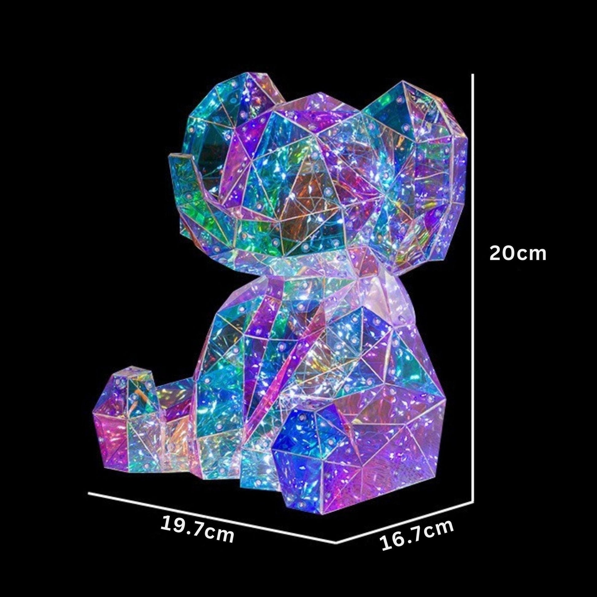 LED Nachtlamp | Kristal Look Met Zachte Gloed Voor Kinderkamer 3+ Jaar - KidsKorner