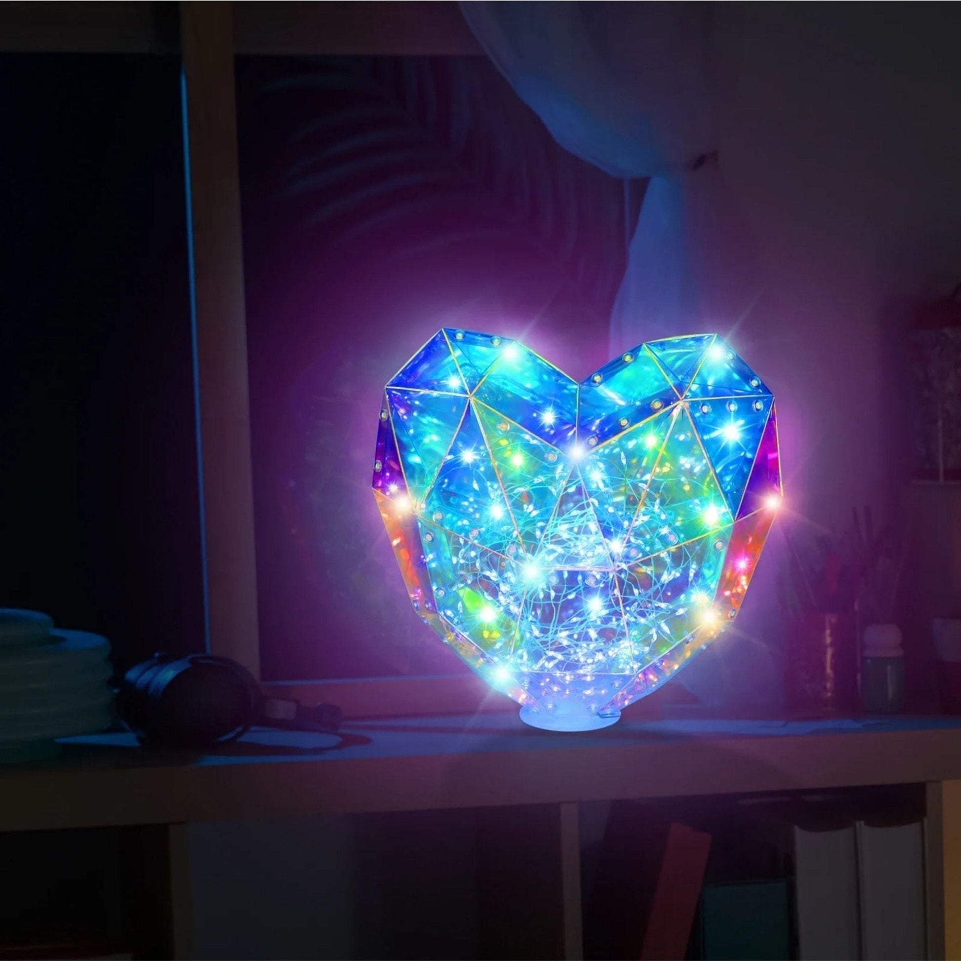 LED Nachtlamp | Kristal Look Met Zachte Gloed Voor Kinderkamer 3+ Jaar - KidsKorner