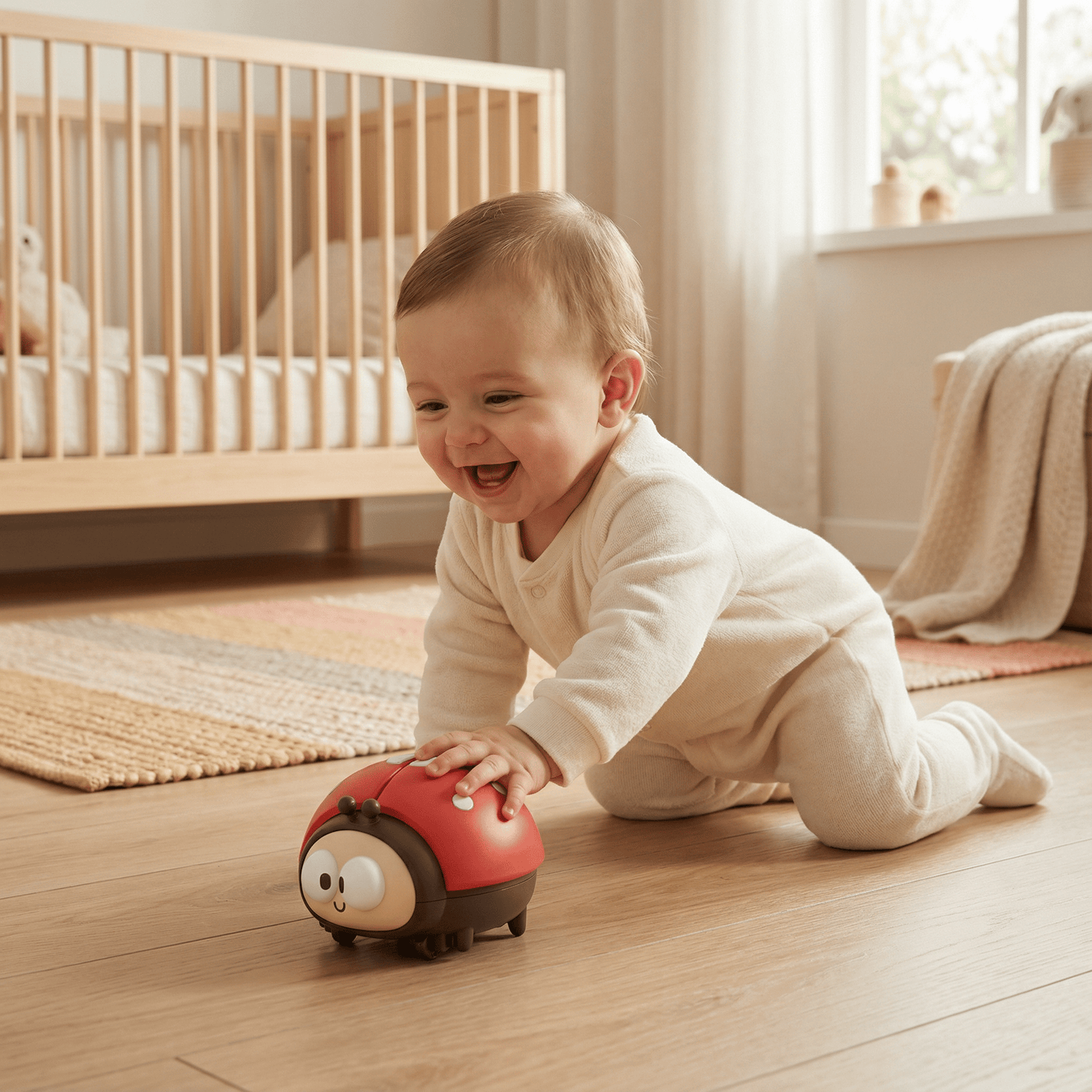 LieveBubbie Lieveheersbeestje Speeltje - Zwevende Bal Speelgoed - KidsKorner