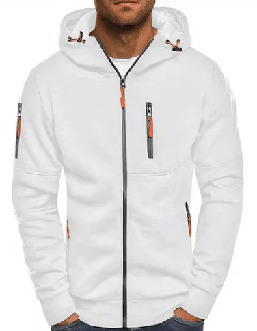 Luca Heren Hoodie Met Rits En Capuchon | Sweatvest - Liovano