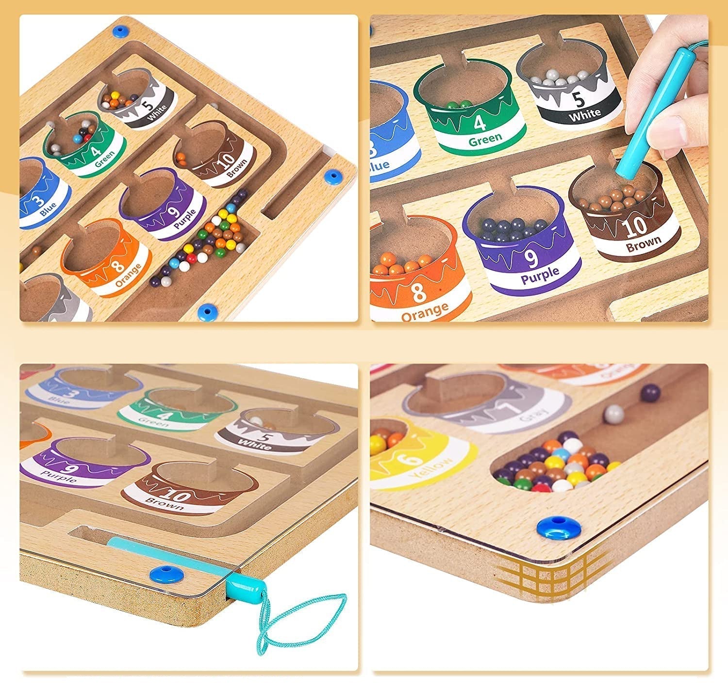 Magnetisch Speelbord - Montessori Educatief Speelgoed voor Kinderen - KidsKorner