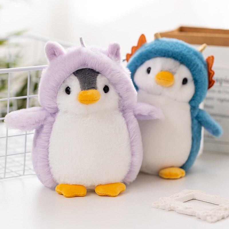 Mini Pinguïn Knuffel Met Outfit Zachte Pluche - KidsKorner