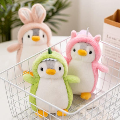 Mini Pinguïn Knuffel Met Outfit Zachte Pluche - KidsKorner