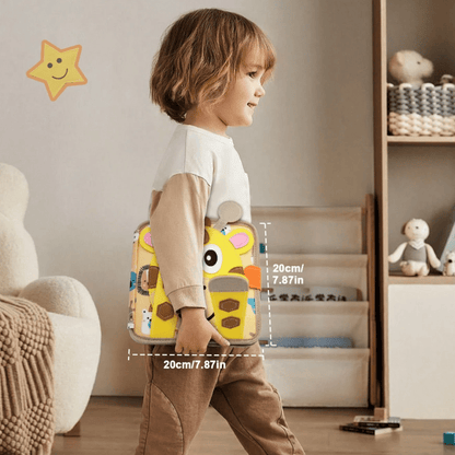 Montessori Activiteitenboek Dieren - Busy Book Vilt - 2 Tot 4 Jaar - KidsKorner