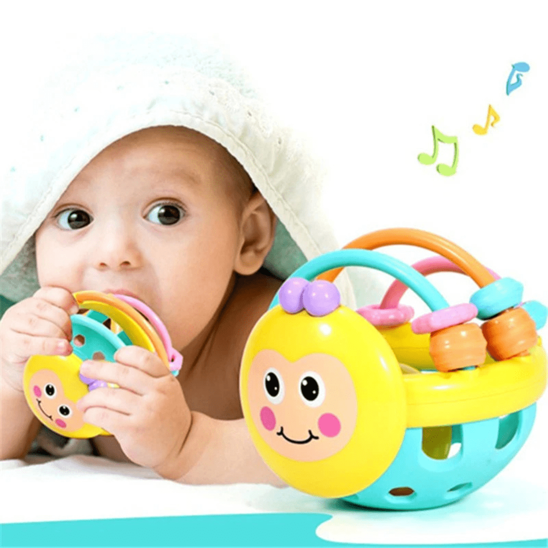 Montessori Baby Bijtring Rammelaar - KidsKorner
