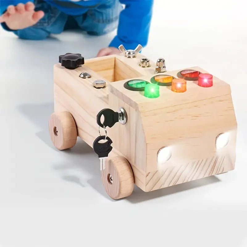 Montessori Schroefbord - Motoriek Speelgoed Met Schroeven - 3 Tot 6 Jaar - KidsKorner