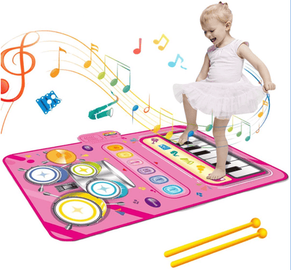 Muziek Dansmat Piano – Interactieve Speelmat Met Geluid – 1+ Jaar - KidsKorner
