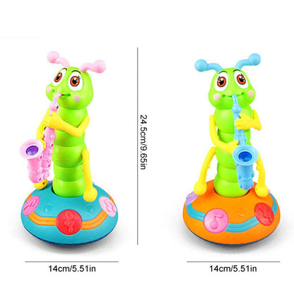 Muziek Speelgoed Rups Met Saxofoon - Dansend Peuterspeelgoed - KidsKorner