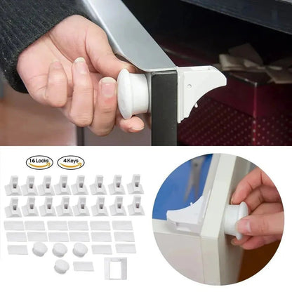 Onzichtbaar Magnetisch Kinderslot Voor Kastjes En Lades - KidsKorner
