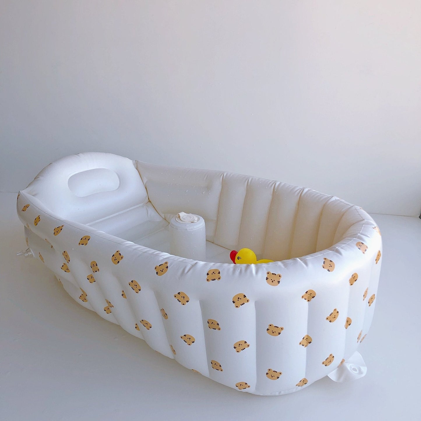 Opblaasbaar Babybad Met Hoofdsteun – Opvouwbaar Baby Badje - KidsKorner