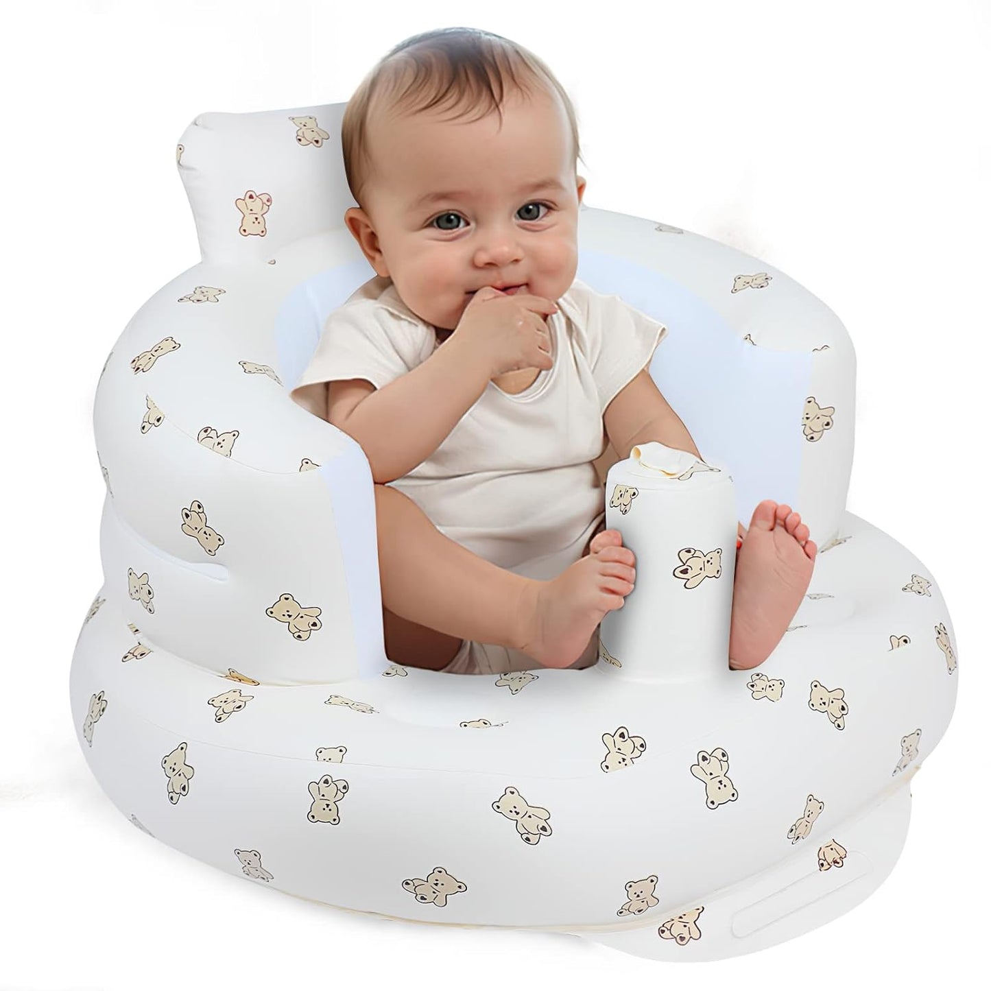 Opblaasbare Babystoel Met Rugsteun – Baby Zitstoel - KidsKorner