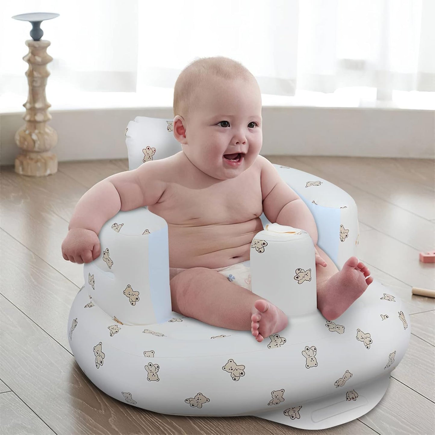 Opblaasbare Babystoel Met Rugsteun – Baby Zitstoel - KidsKorner