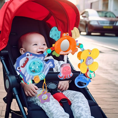 Opvouwbare Baby Speelboog Met Zeedieren Voor Kinderwagen En Box - KidsKorner