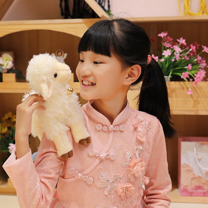 Pluche Lam Knuffel Met Bel – Realistisch Speelgoed Dier Voor Kinderen - KidsKorner