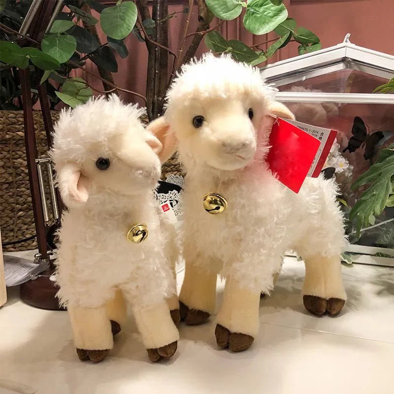 Pluche Lam Knuffel Met Bel – Realistisch Speelgoed Dier Voor Kinderen - KidsKorner