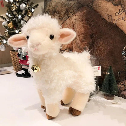 Pluche Lam Knuffel Met Bel – Realistisch Speelgoed Dier Voor Kinderen - KidsKorner