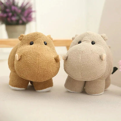 Pluche Olifant Of Nijlpaard Knuffel 25cm - KidsKorner