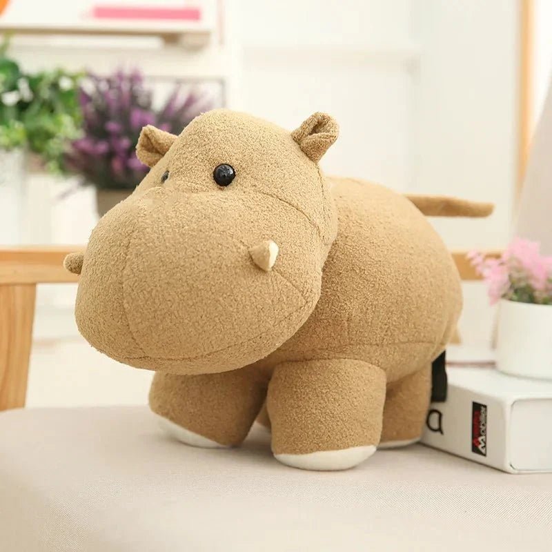 Pluche Olifant Of Nijlpaard Knuffel 25cm - KidsKorner