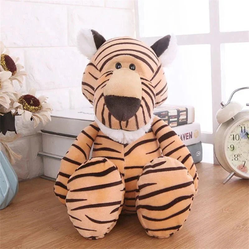 Pluche Tijger Knuffel – Zachte Jungle Knuffel - KidsKorner