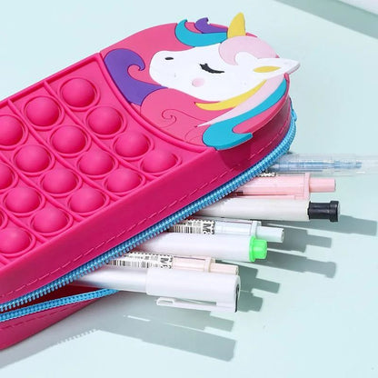 Pop - It Etui Voor Kinderen – Fidget Pennenzak Met Rits - KidsKorner