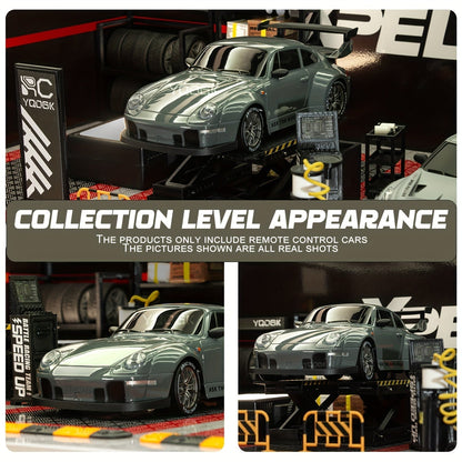 RC Driftauto Speelgoedauto Met Afstandsbediening, Extra Wielen, Pionnen En Parcours Set 6+ Jaar - KidsKorner
