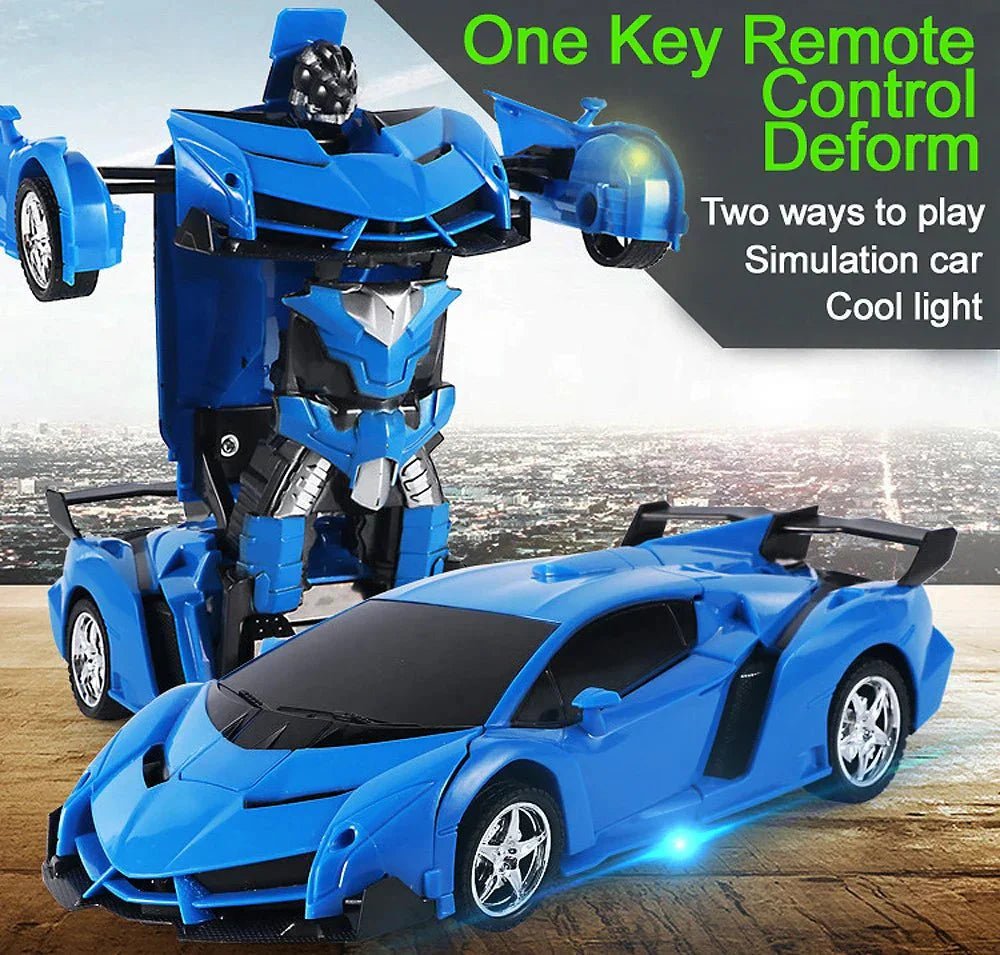 RC Transformeerbare Robot Auto Met Afstandsbediening - KidsKorner