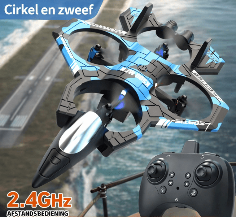 RC Vliegtuig Met Afstandsbediening | Gyrostabilisatie 80m Bereik Voor Beginners - KidsKorner