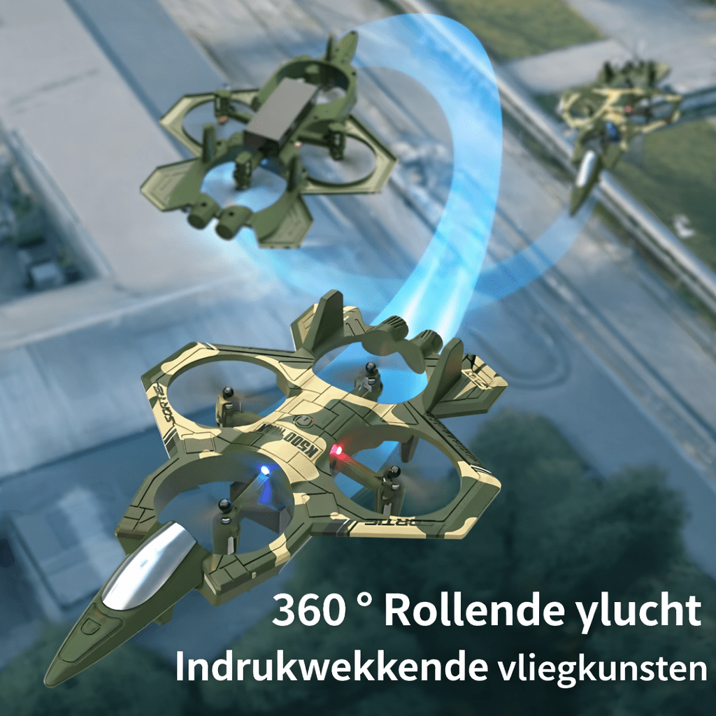 RC Vliegtuig Met Afstandsbediening | Gyrostabilisatie 80m Bereik Voor Beginners - KidsKorner