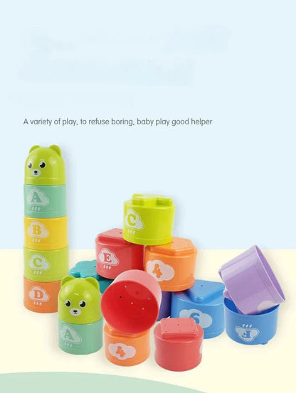 Regenboog Stapelbekers Kinderen - Educatief Stapelspeelgoed - KidsKorner