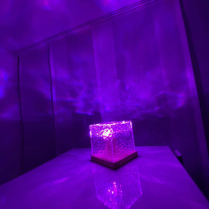RGB Led Sfeerlamp Kubus Met Afstandsbediening | Kleurwissel En Lichtmodi - KidsKorner