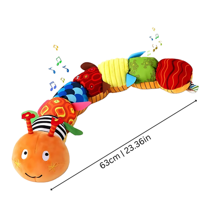 Sensorische Rups Knuffel Met Muziek Voor Baby - KidsKorner