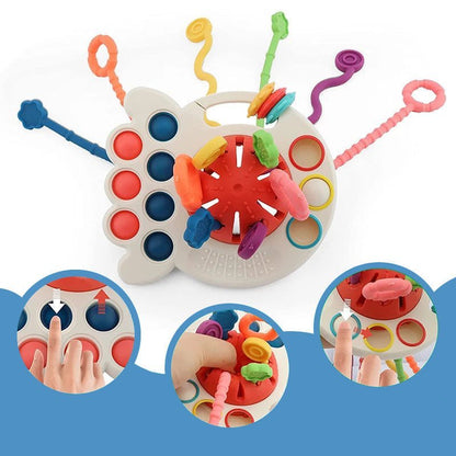 SpaceString Educatief Speelgoed - Montessori 3 - in - 1 Motoriek Spel - KidsKorner