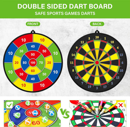 SpelMaat Dartbord Voor Kinderen – Dartspel Voor Binnen En Buiten - KidsKorner
