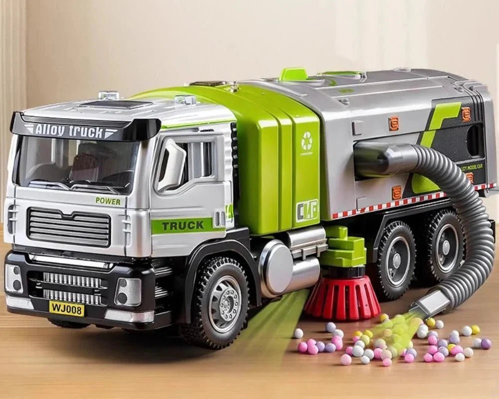 Straatveger Speelgoed Vrachtwagen Met Licht En Geluid - KidsKorner
