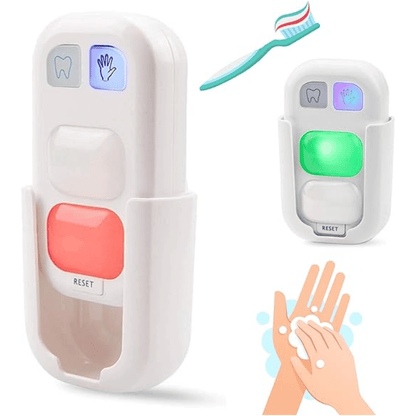 Tandenpoets En Handwas Timer Voor Kinderen | Led Signaal, 3 Knoppen, 3+ Jaar - KidsKorner