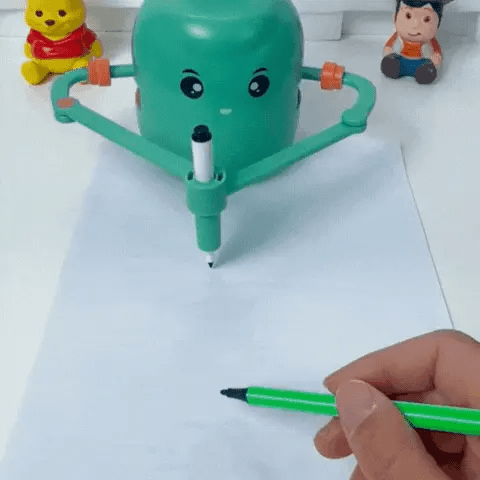 Tekenrobot Voor Kinderen – Interactief USB Oplaadbaar Met 100 Tekenkaarten Vanaf 5 Jaar - KidsKorner