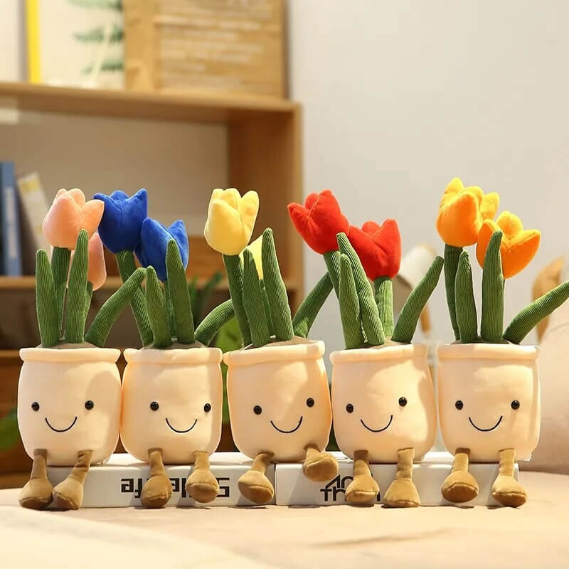 TulpiLuma Tulp Knuffel - Pluche Bloem Knuffel - KidsKorner